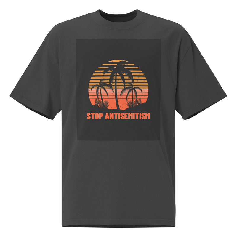 Summer Vibes | Antisemitism | Unisex Oversized Faded T-Shirt