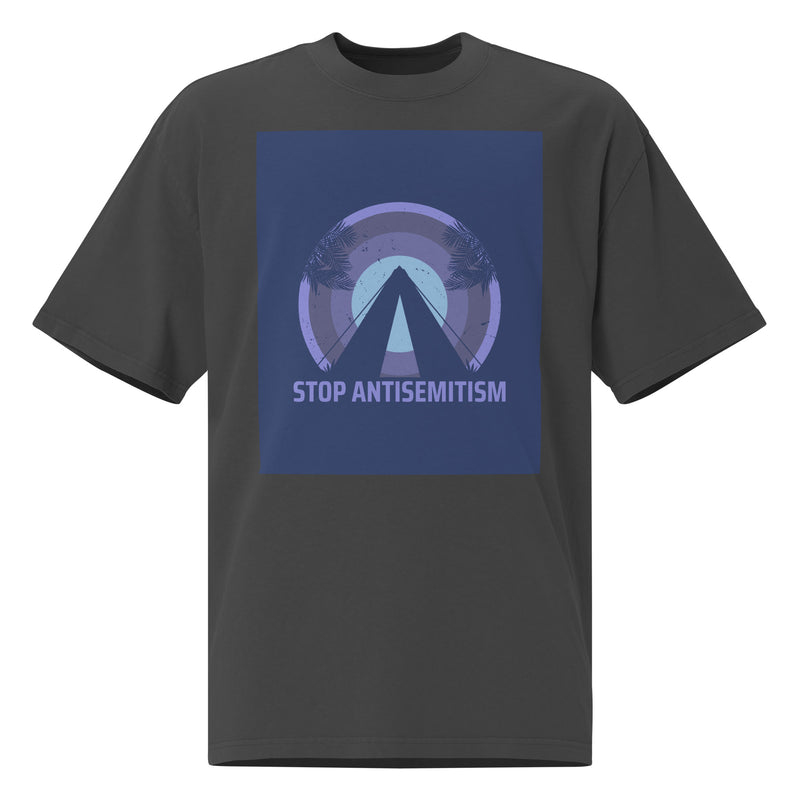 Summer Vibes | Antisemitism | Unisex Oversized Faded T-Shirt