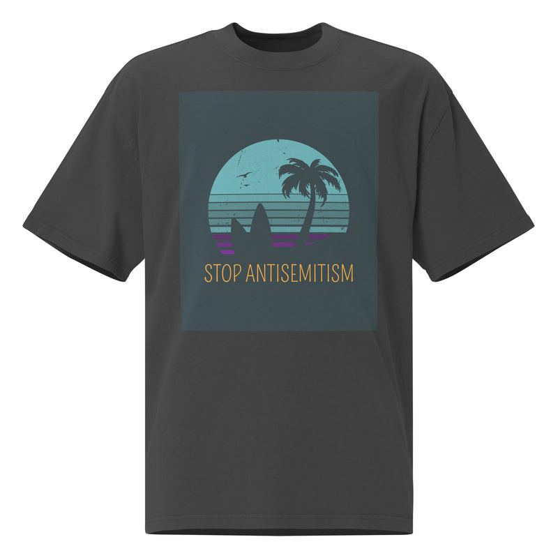 Summer Vibes | Antisemitism | Unisex Oversized Faded T-Shirt