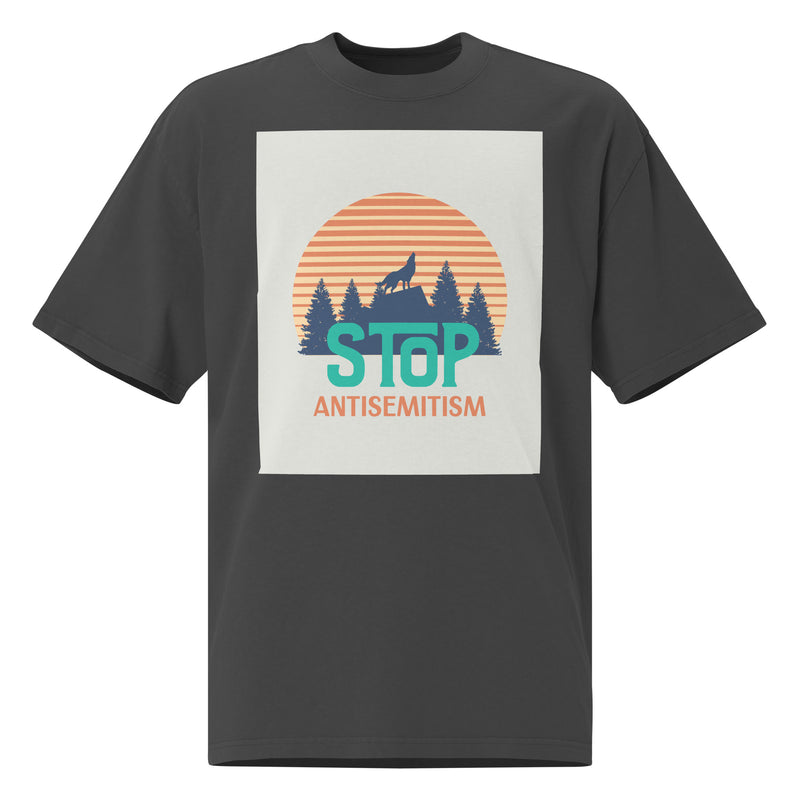 Summer Vibes | Antisemitism | Unisex Oversized Faded T-Shirt