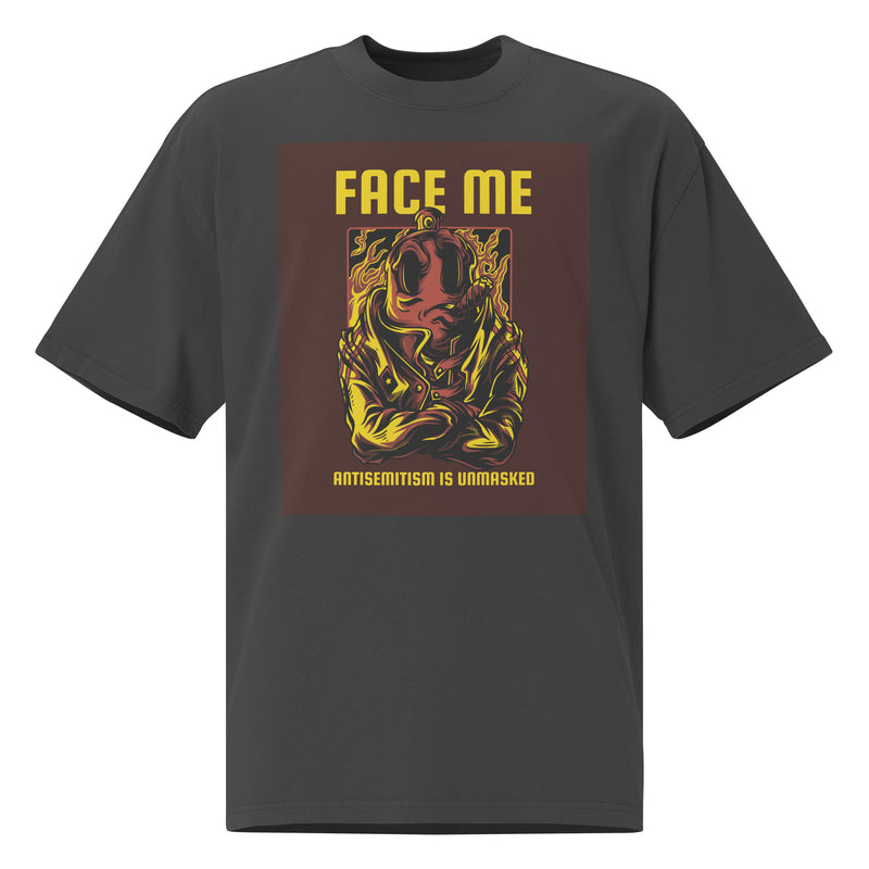 Unmasked Antisemitism | Unisex Oversized Faded T-Shirt