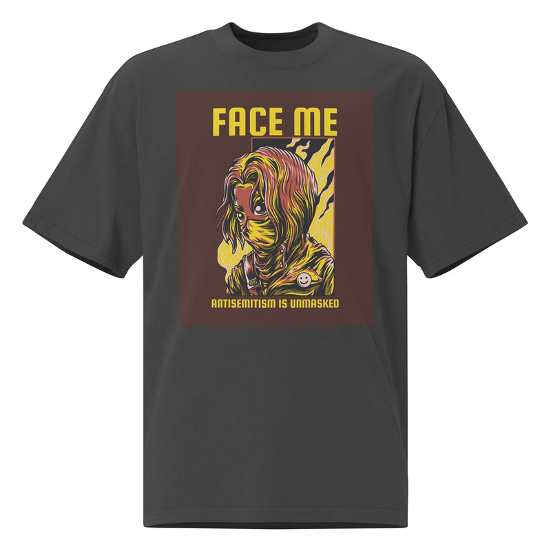 Unmasked Antisemitism | Unisex Oversized Faded T-Shirt