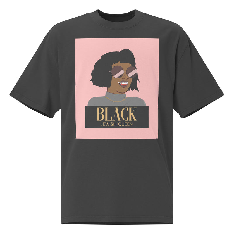 Black & Jewish Love | Unisex Oversized Faded T-Shirt