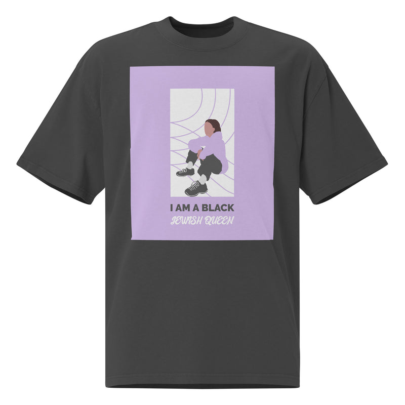 Black & Jewish Love | Unisex Oversized Faded T-Shirt