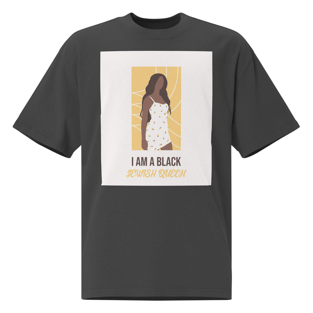 Black & Jewish Love | Unisex Oversized Faded T-Shirt