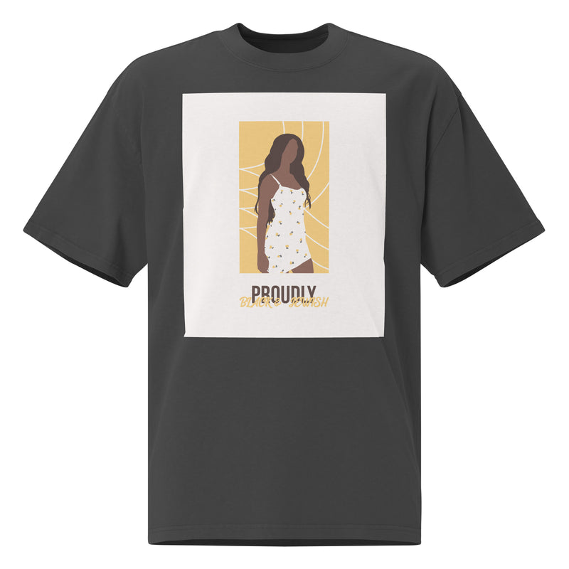 Black & Jewish Love | Unisex Oversized Faded T-Shirt