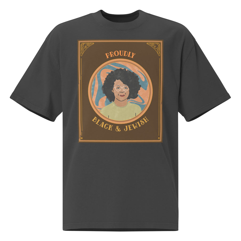 Black & Jewish Love | Unisex Oversized Faded T-Shirt