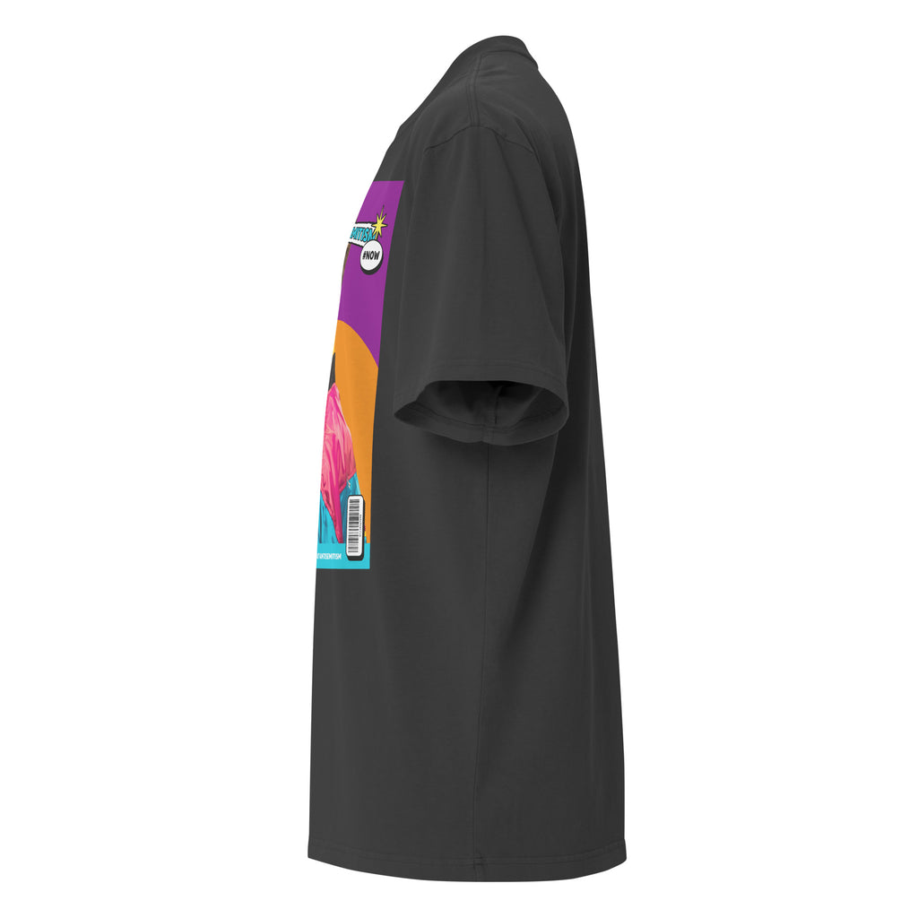 80's Fashion Trend | Battle Antisemitism  | Unisex Oversized Faded T-Shirt