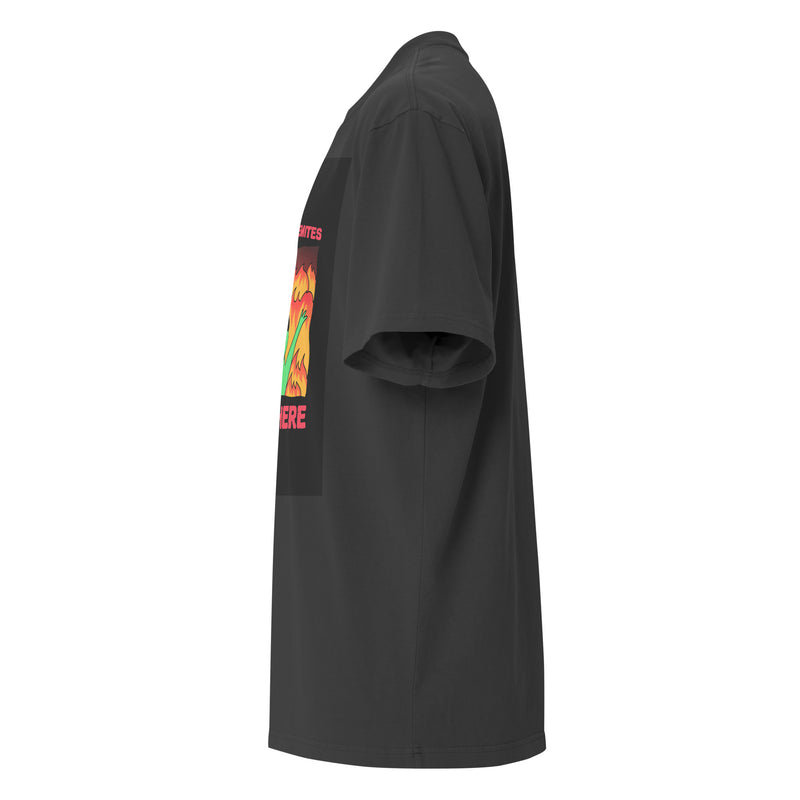 Get Alien Out | Antisemitism | Unisex Oversized Faded T-Shirt