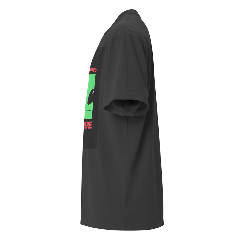 Get Alien Out | Antisemitism | Unisex Oversized Faded T-Shirt