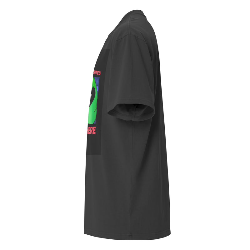 Get Alien Out | Antisemitism | Unisex Oversized Faded T-Shirt