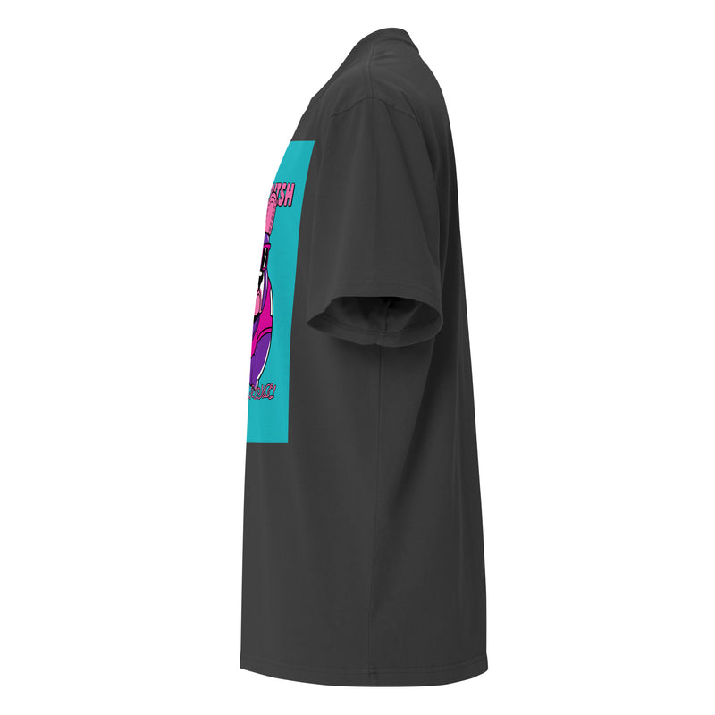 Streetart Graffiti Cartoon | Antisemitism | Unisex Oversized Faded T-Shirt
