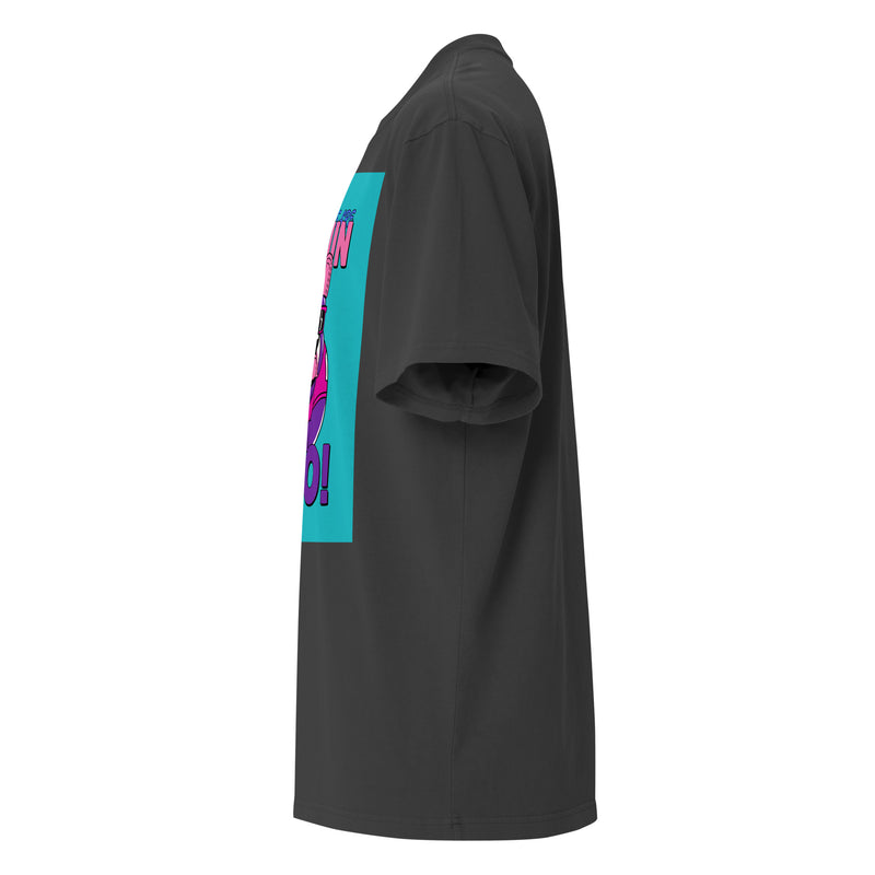Streetart Graffiti Cartoon | Antisemitism | Unisex Oversized Faded T-Shirt
