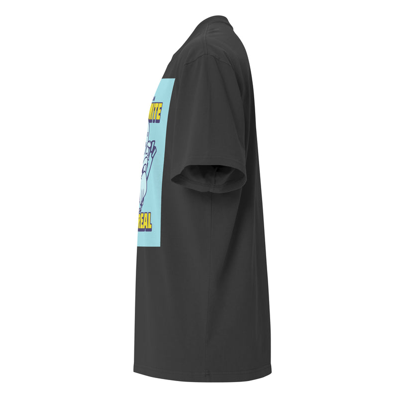 Streetart Graffiti Cartoon | Antisemitism | Unisex Oversized Faded T-Shirt