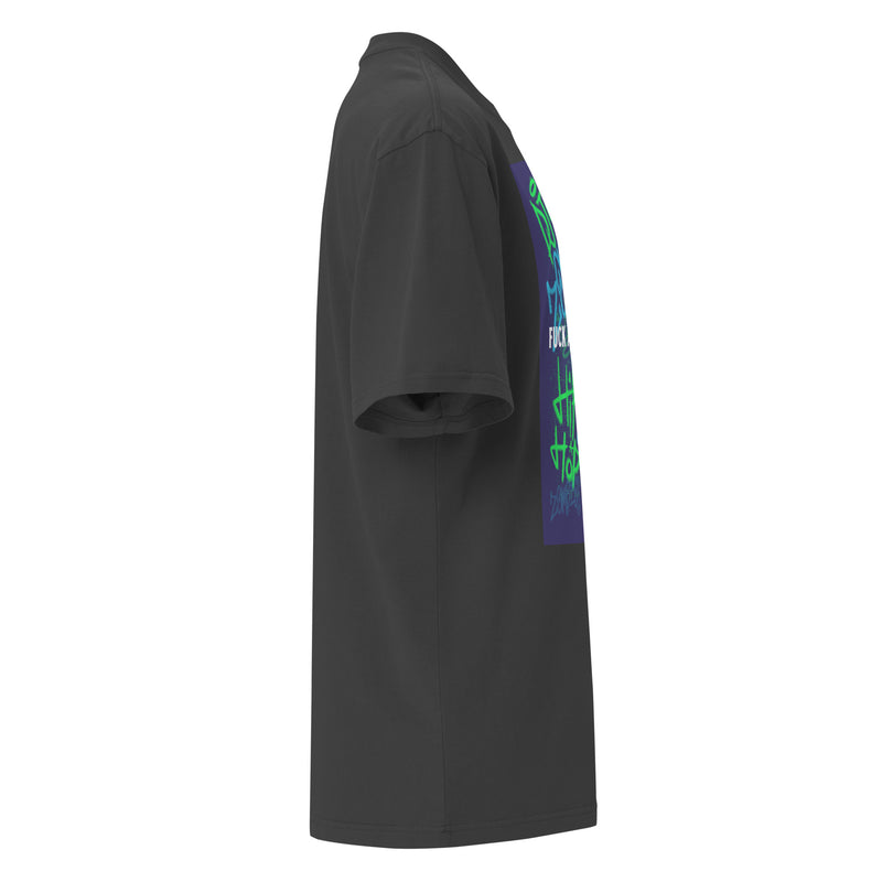 Fuck Antisemitism Graffiti | No Antisemitism | Unisex Oversized Faded T-Shirt