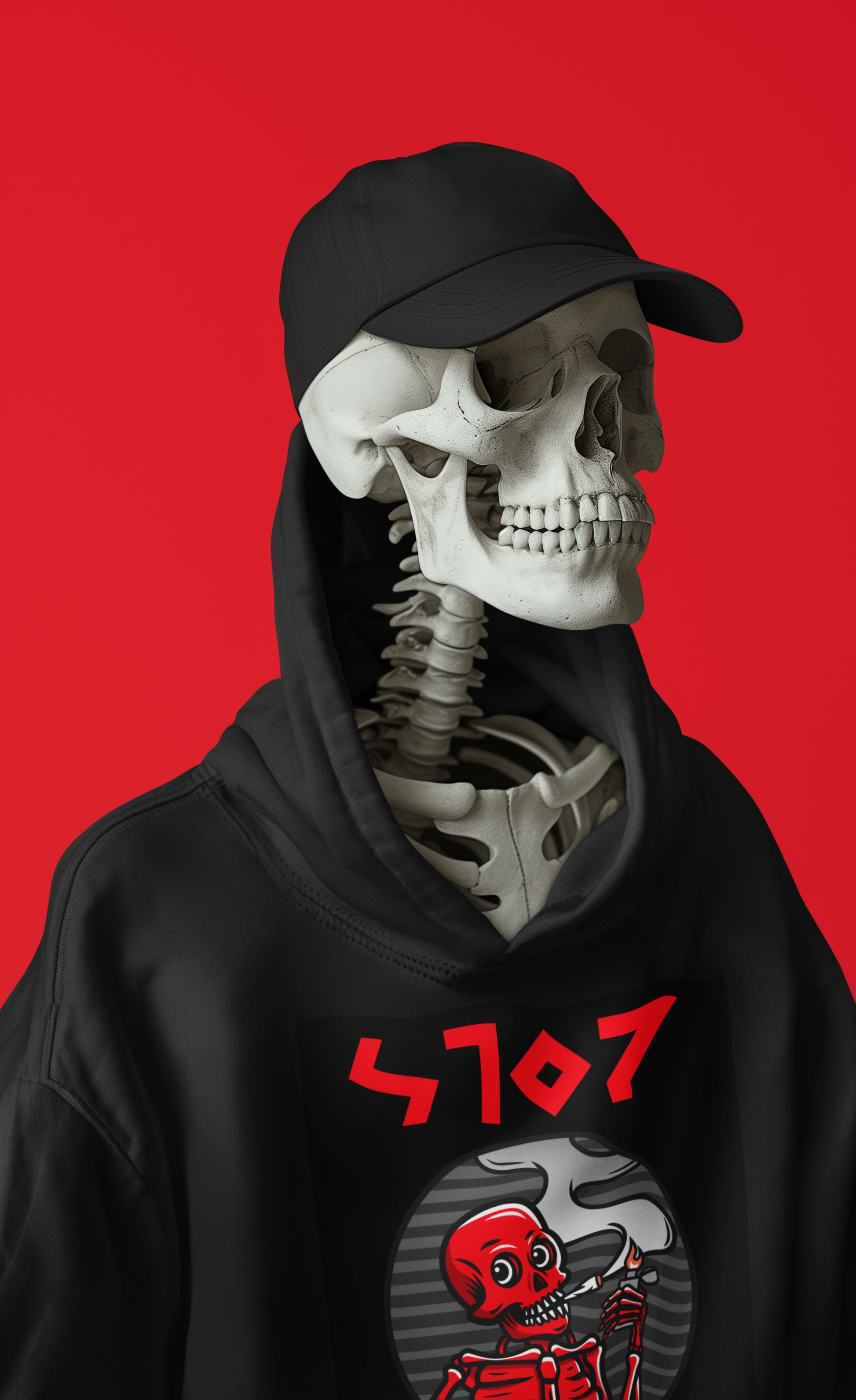 Red Fight | Antisemitism | Unisex Hoodie