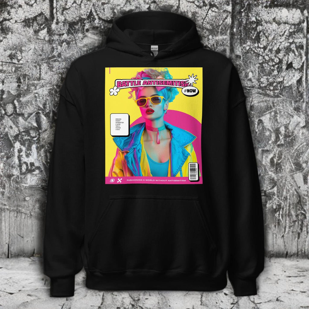 80's Fashion Trend | Battle Antisemitism | Unisex Hoodie