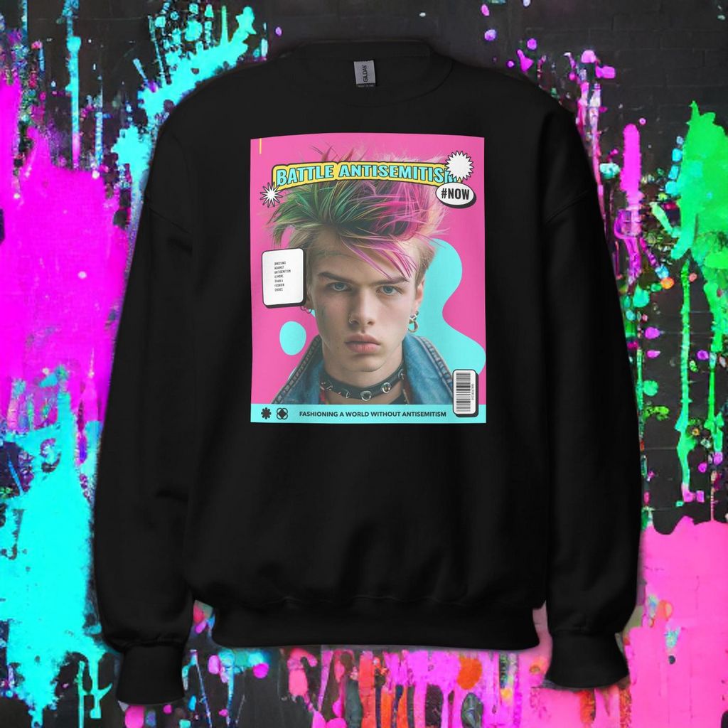 80's Fashion Trend | Battle Antisemitism | Unisex Sweatshirt