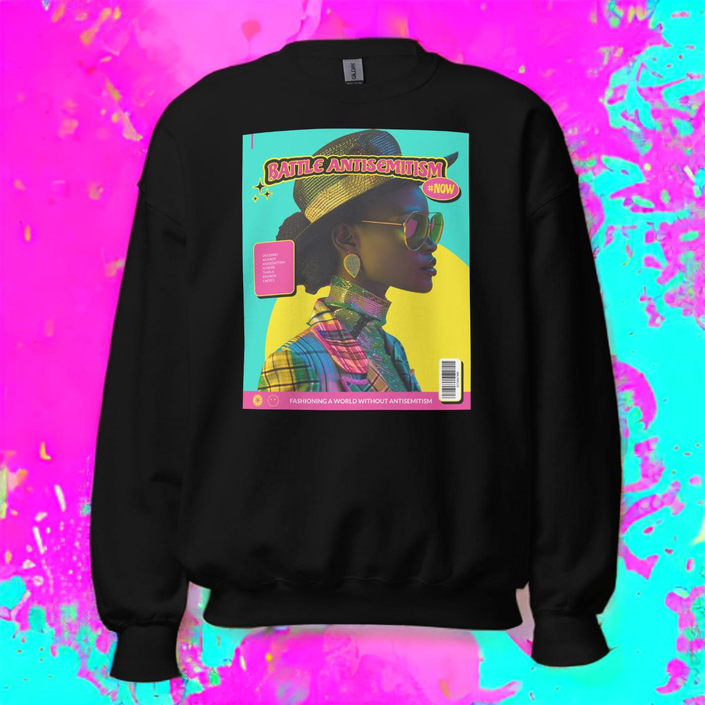 80's Fashion Trend | Battle Antisemitism | Unisex Sweatshirt