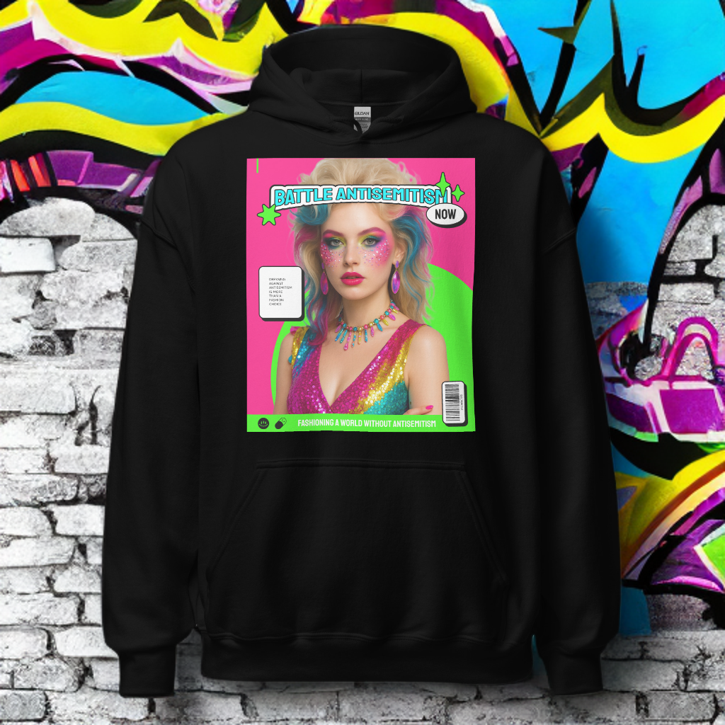 80's Fashion Trend | Battle Antisemitism | Unisex Hoodie Jouparty