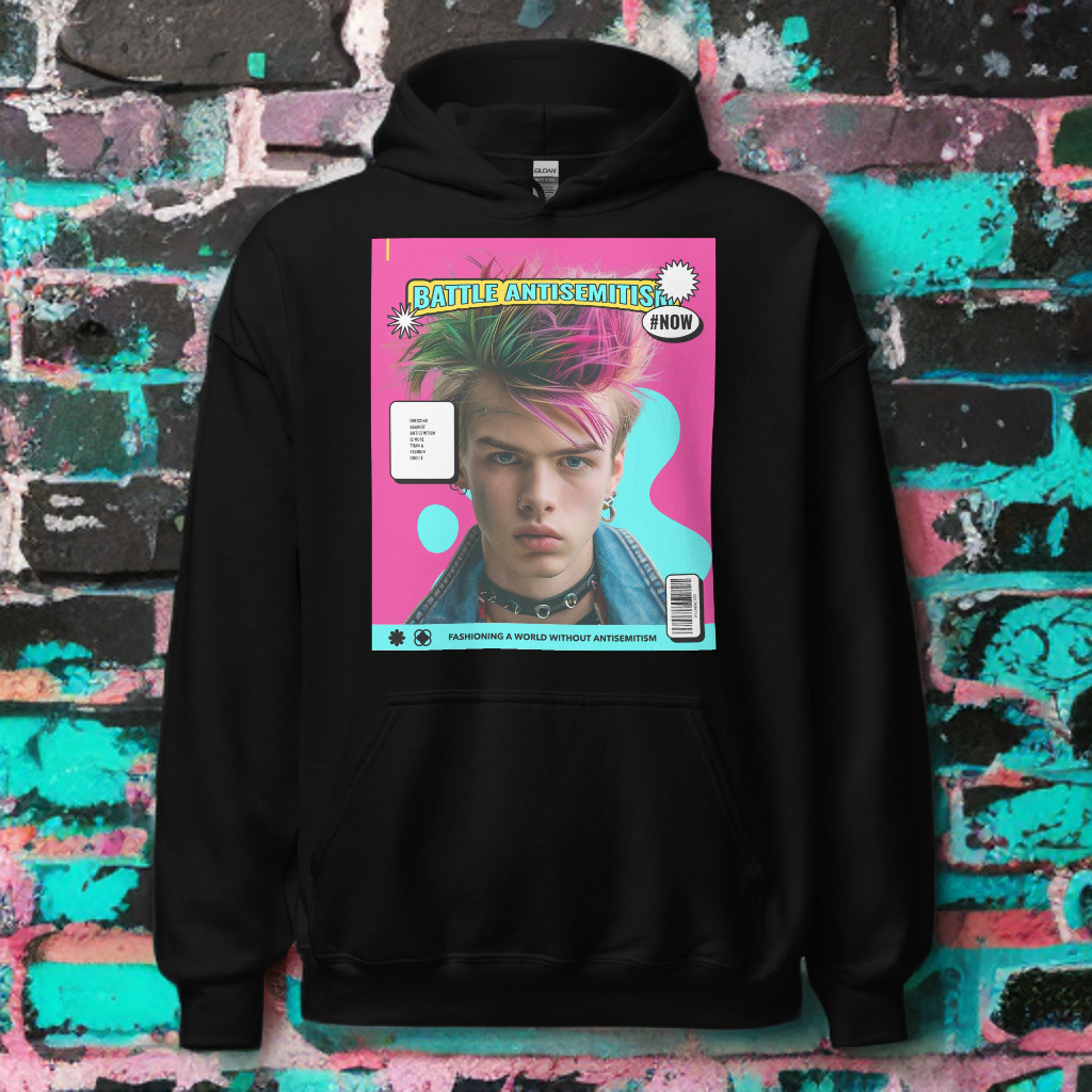 80's Fashion Trend | Battle Antisemitism | Unisex Hoodie Jouparty