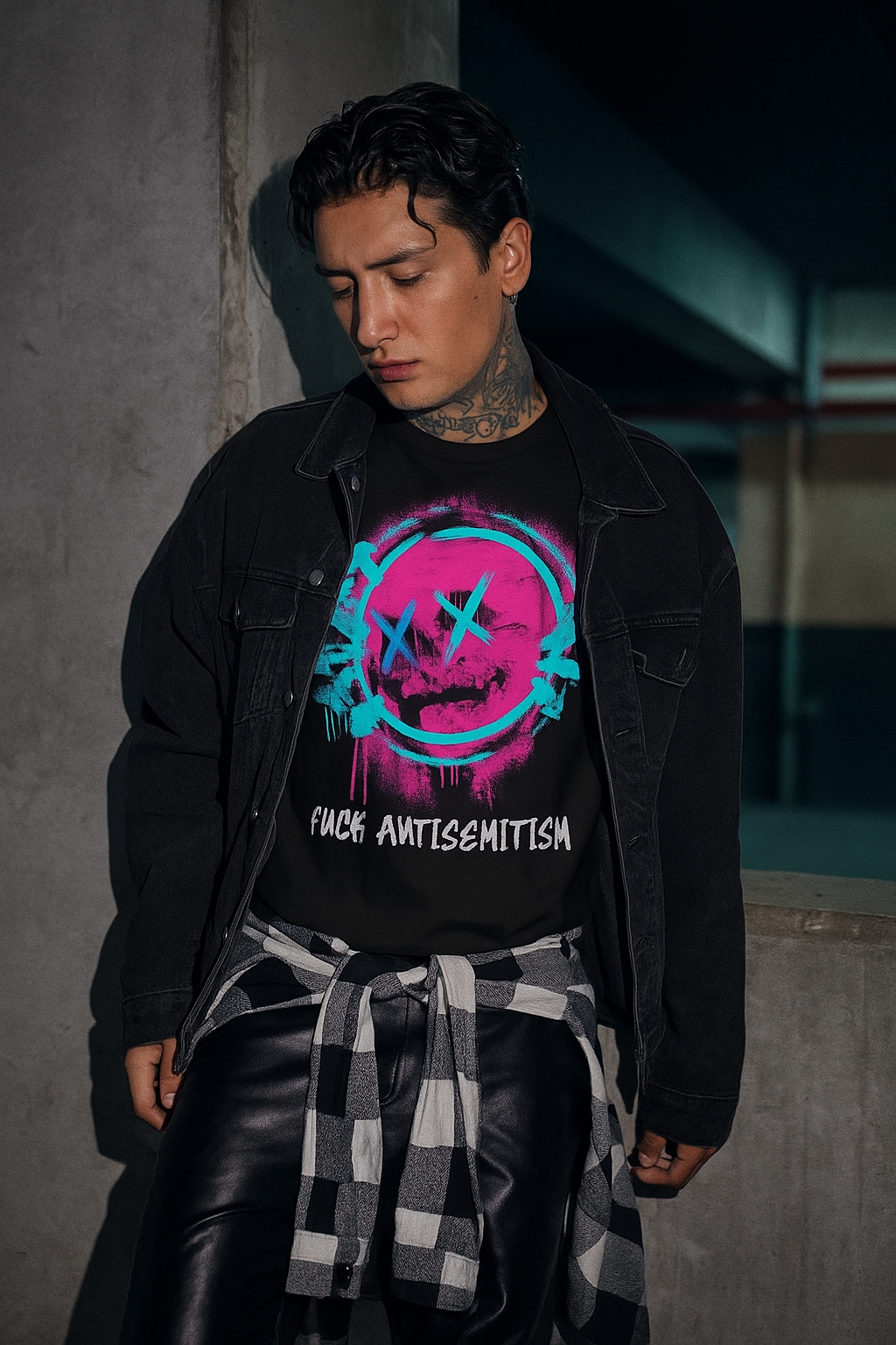 Fuck Antisemitism Graffiti | Unisex T-Shirt Jouparty