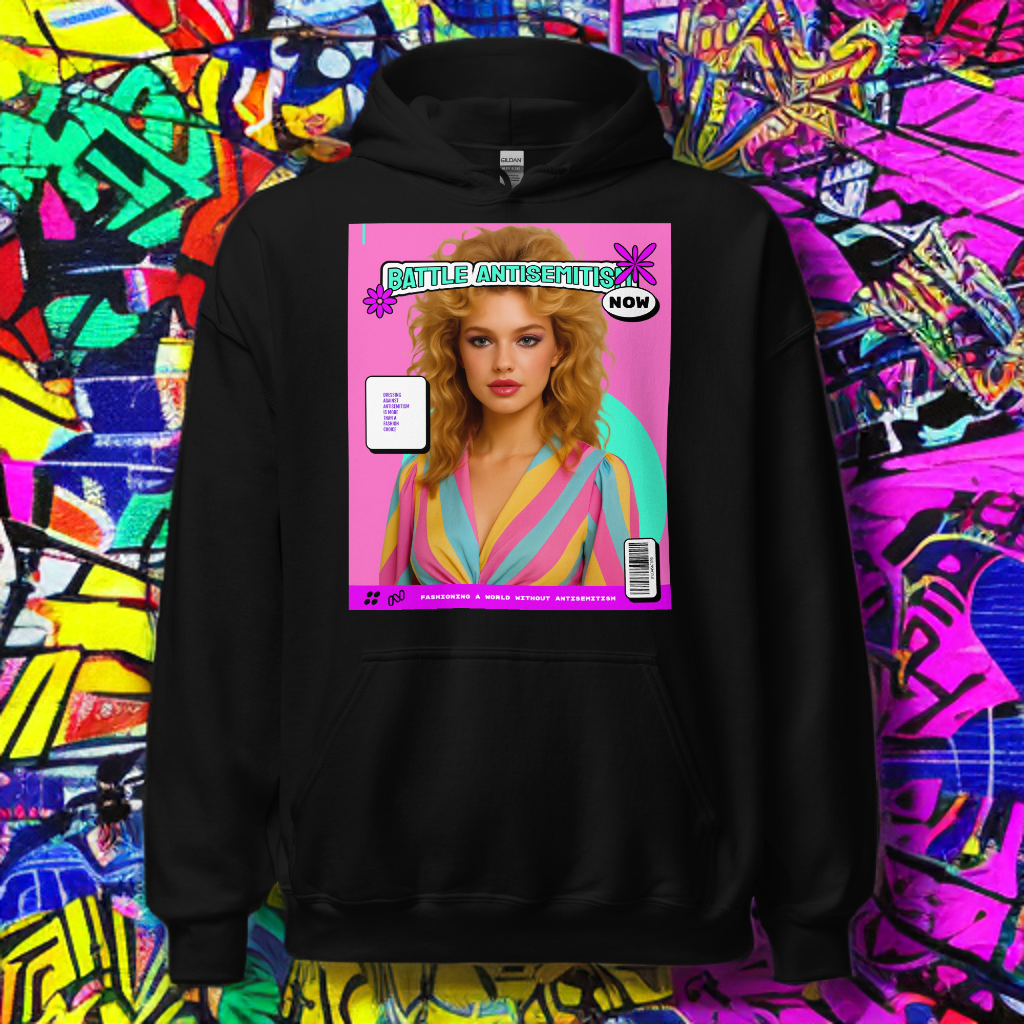 80's Fashion Trend | Battle Antisemitism | Unisex Hoodie Jouparty
