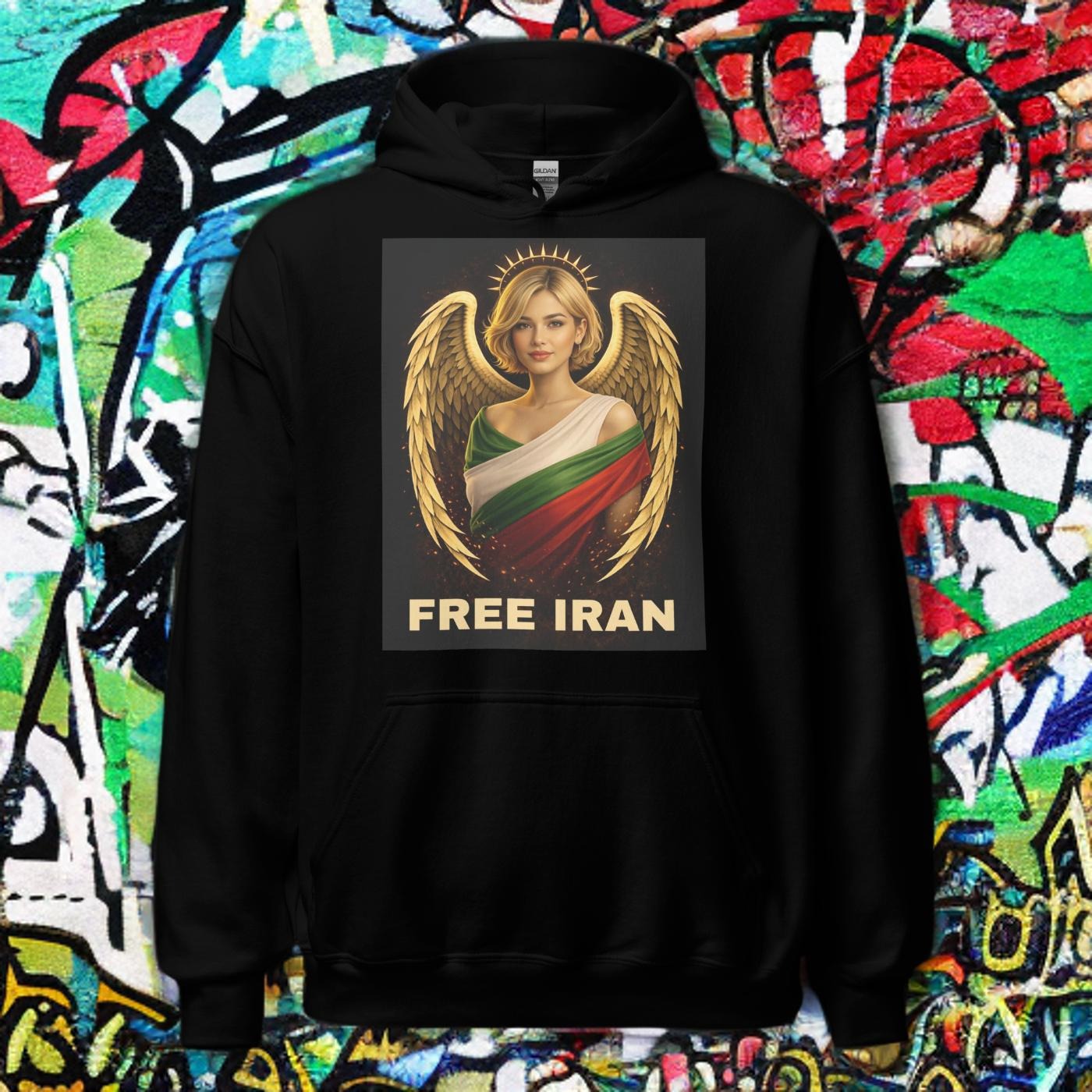 Free Iran | Resistance Angels | Unisex Hoodie