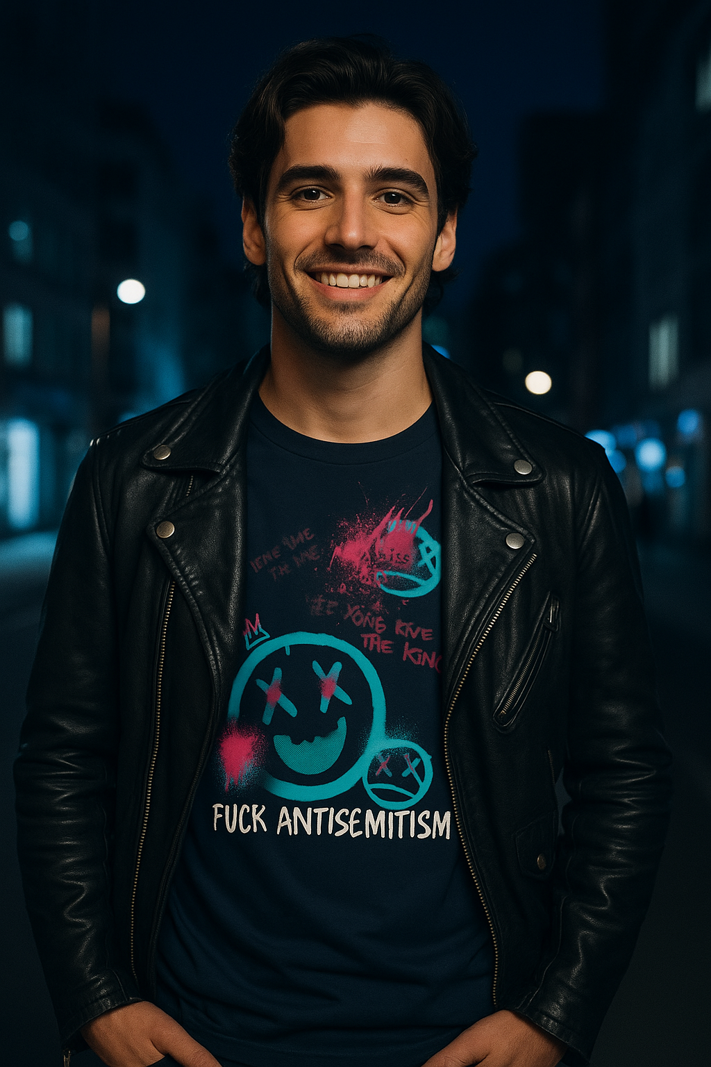 Fuck Antisemitism Graffiti | Unisex T-Shirt Jouparty