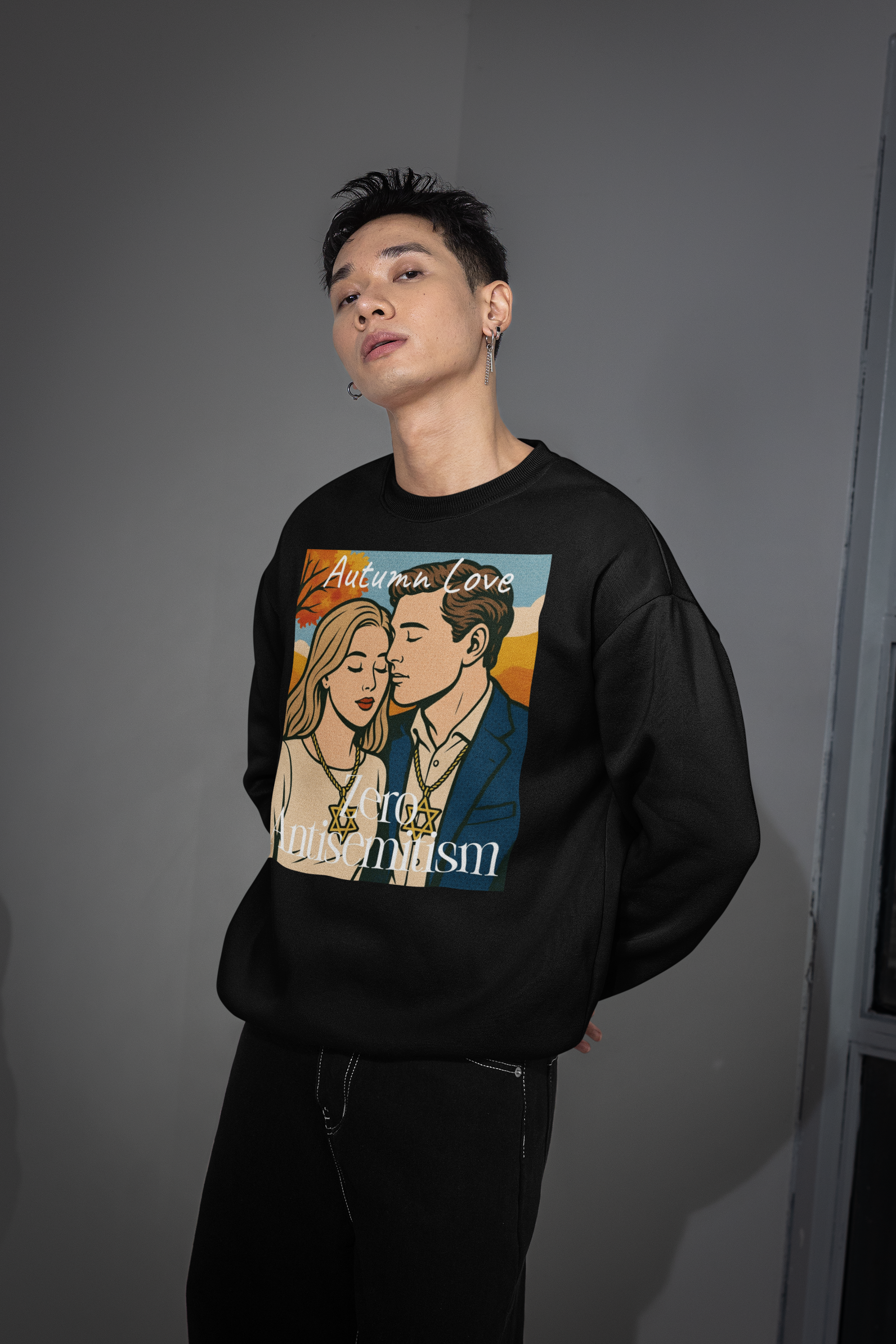 Autumn Mood Lovers | Antisemitism | Unisex Sweatshirt Jouparty
