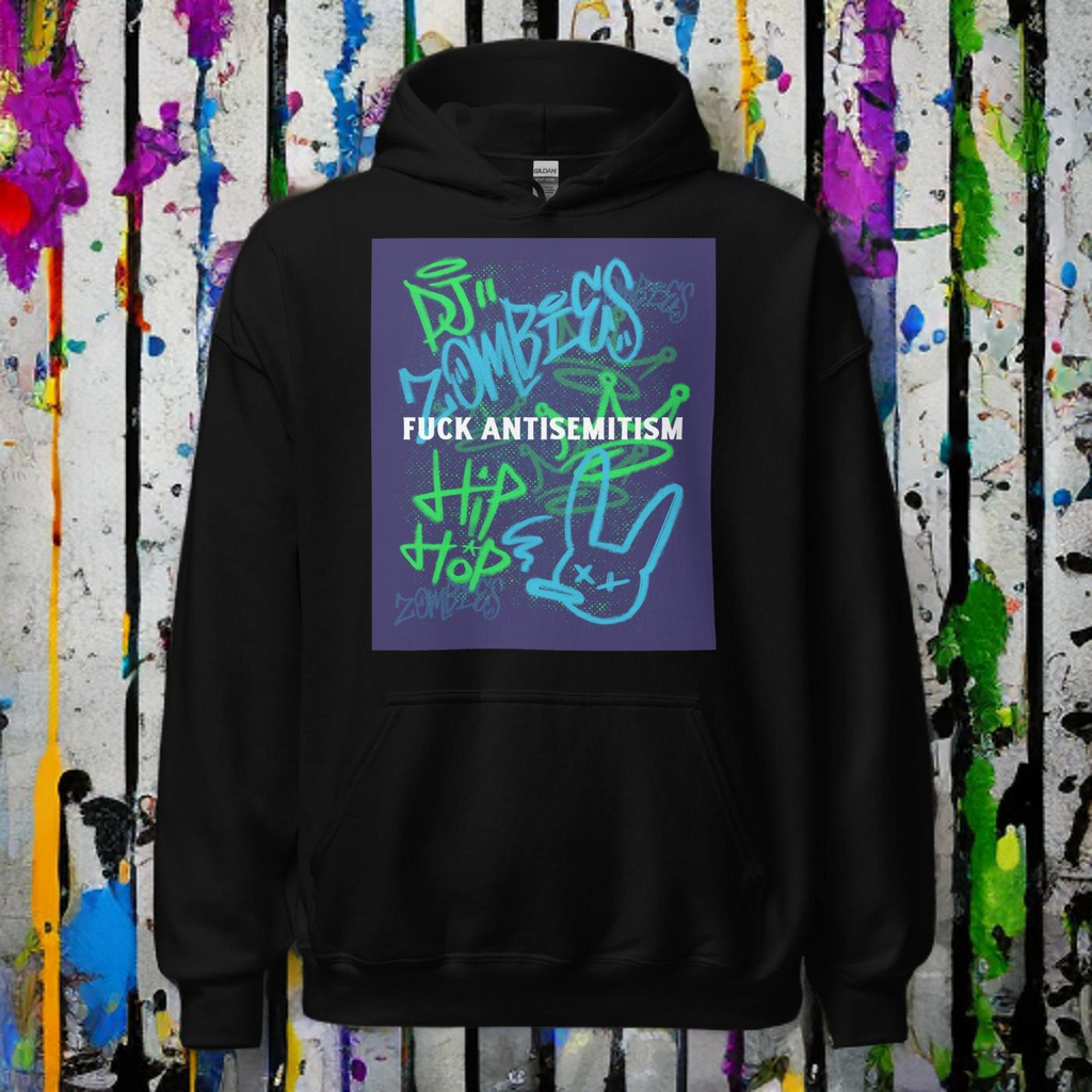 Fuck Antisemitism Graffiti | Unisex Hoodie Jouparty