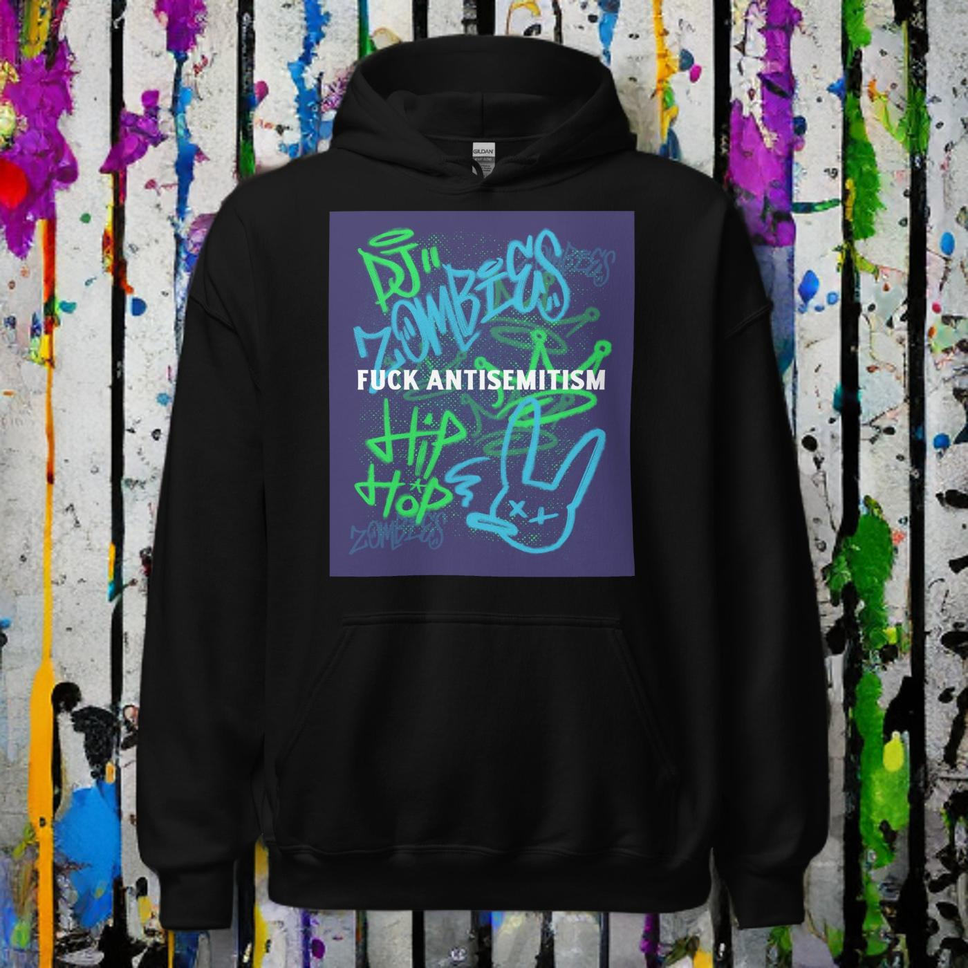 Fuck Antisemitism Graffiti | Unisex Hoodie Jouparty