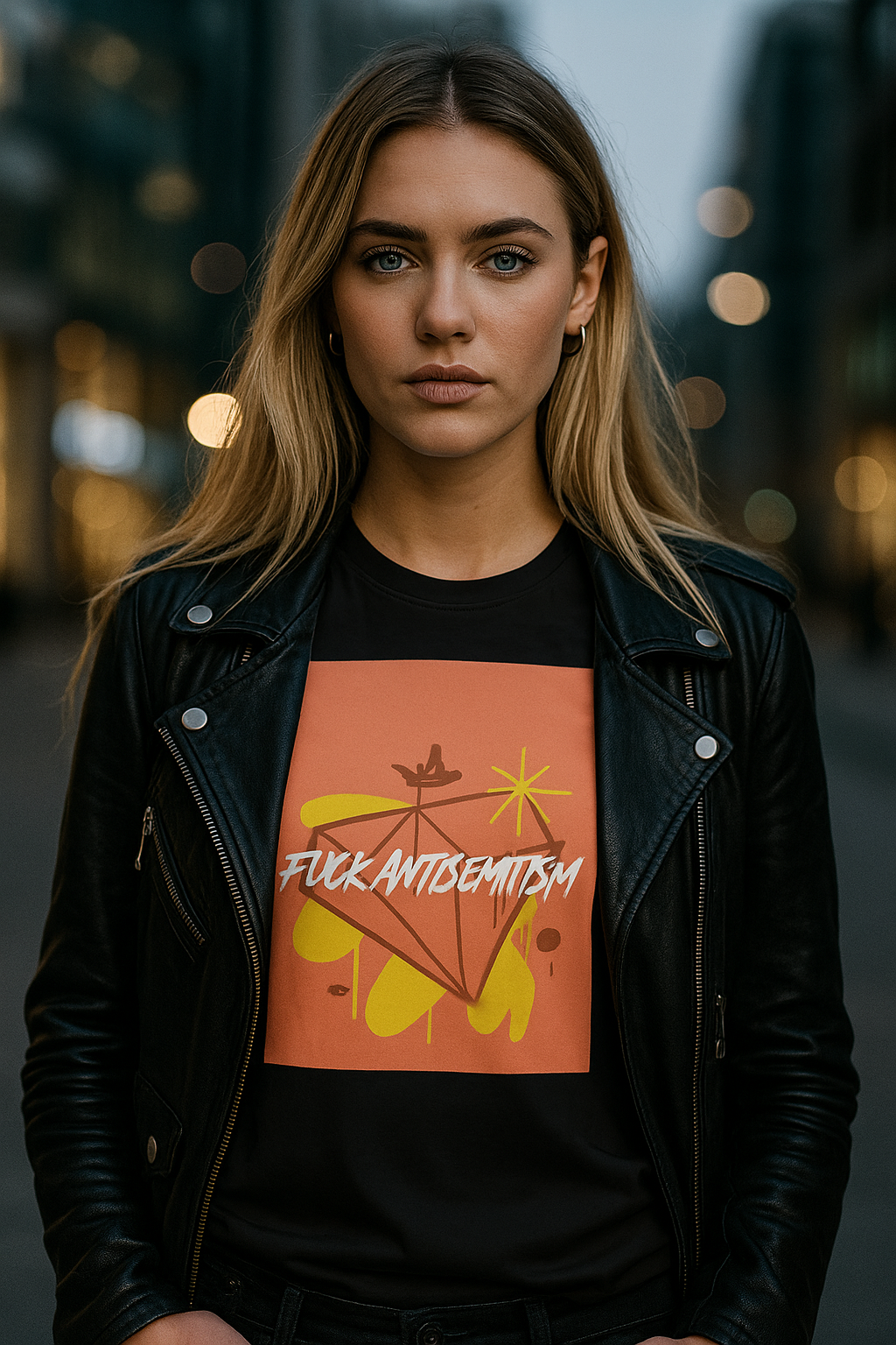 Fuck Antisemitism Graffiti | Unisex T-Shirt