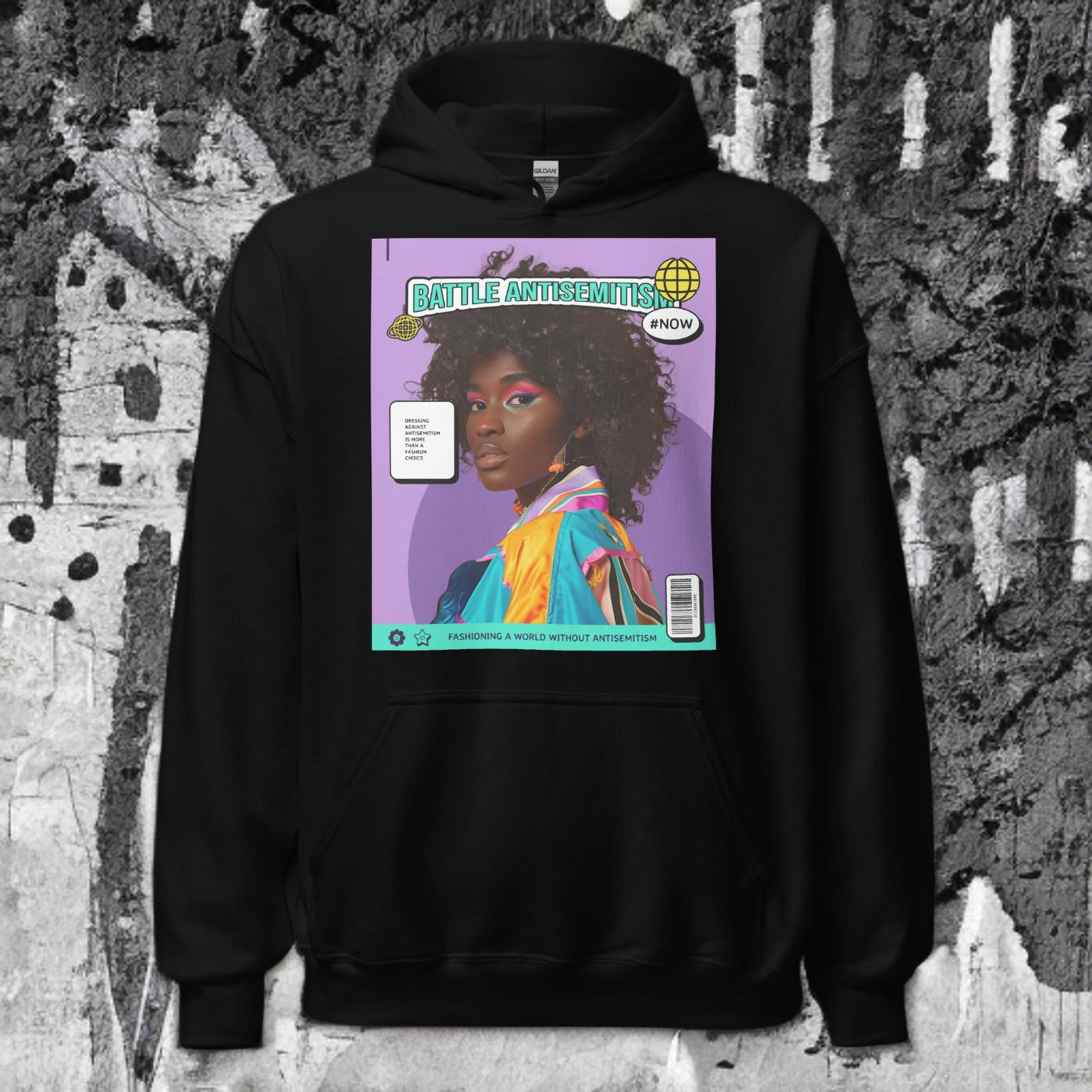 80's Fashion Trend | Battle Antisemitism | Unisex Hoodie
