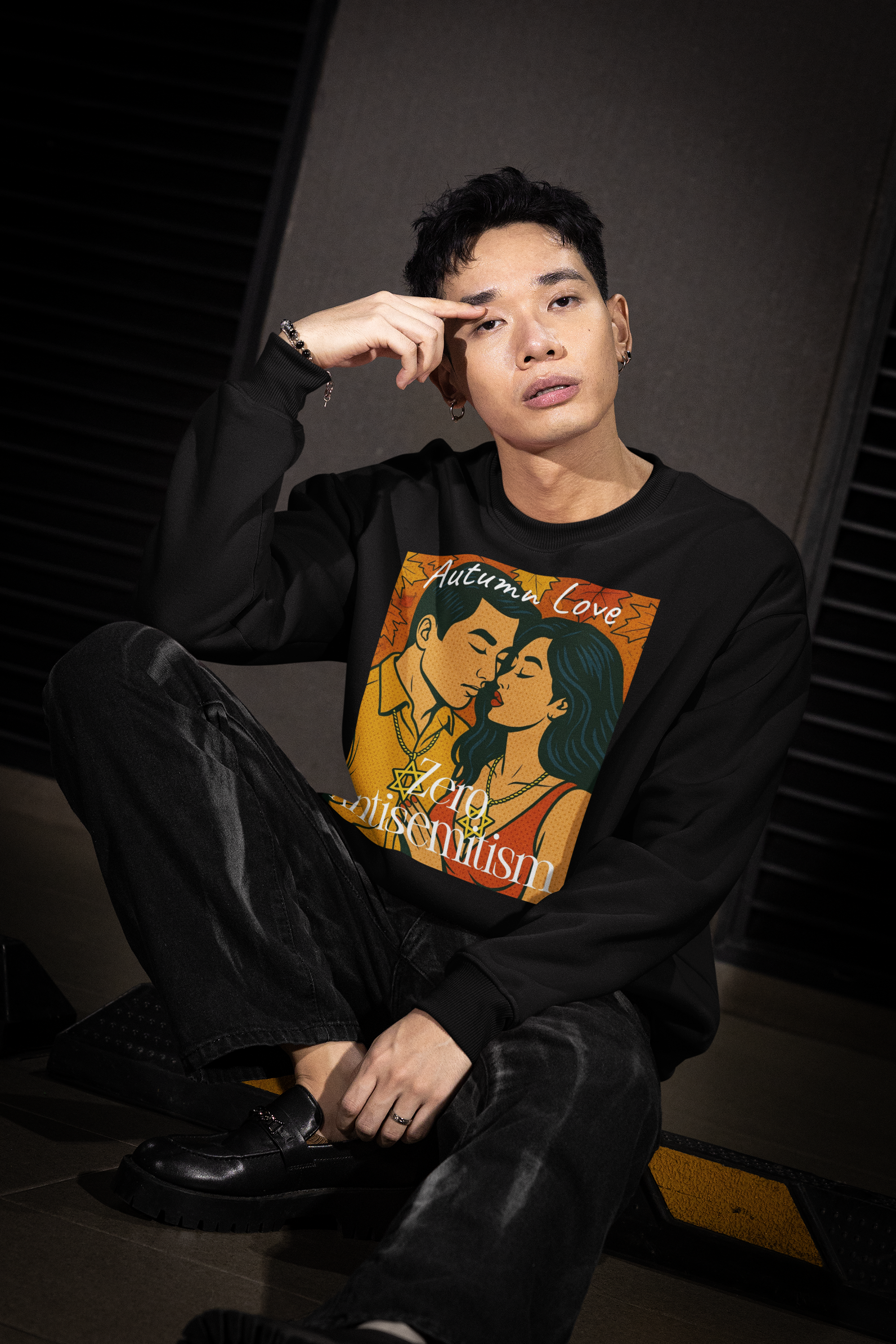 Autumn Mood Lovers | Antisemitism | Unisex Sweatshirt Jouparty