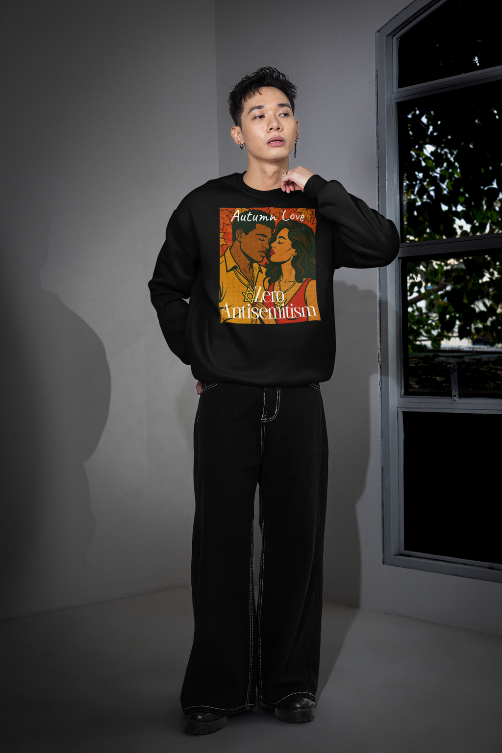 Autumn Mood Lovers | Antisemitism | Unisex Sweatshirt Jouparty