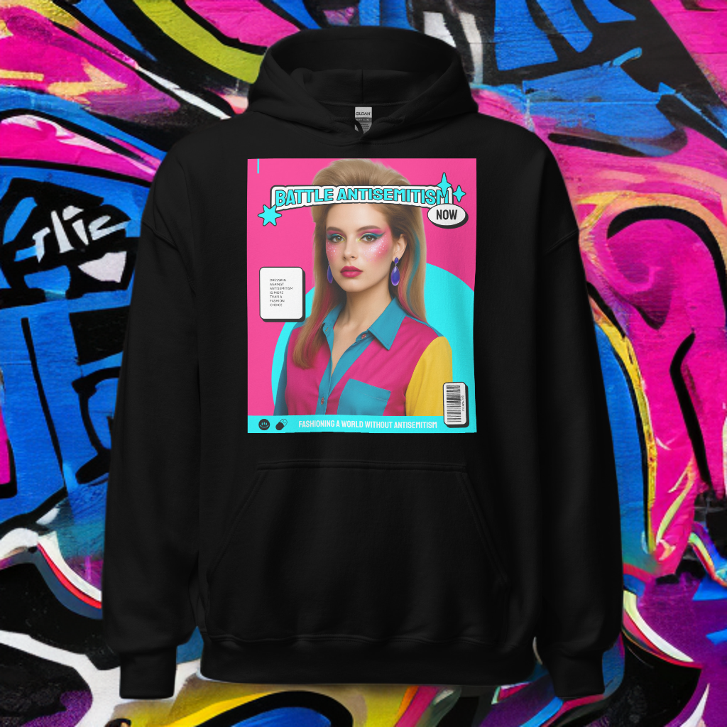 80's Fashion Trend | Battle Antisemitism | Unisex Hoodie Jouparty