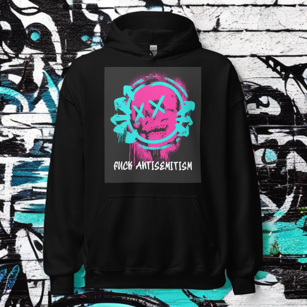 Fuck Antisemitism Graffiti | Unisex Hoodie Jouparty