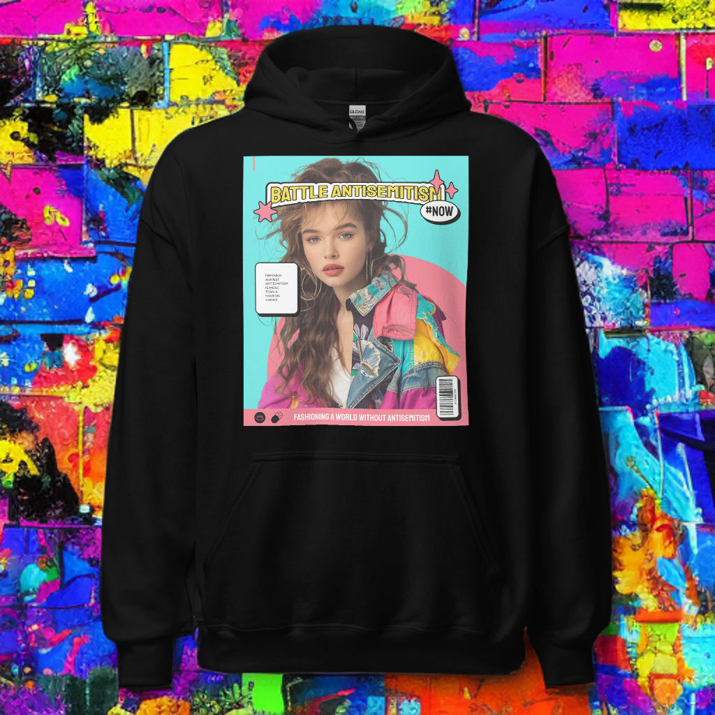 80's Fashion Trend | Battle Antisemitism | Unisex Hoodie Jouparty