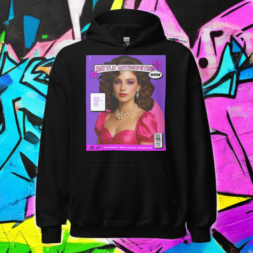 80's Fashion Trend | Battle Antisemitism | Unisex Hoodie Jouparty