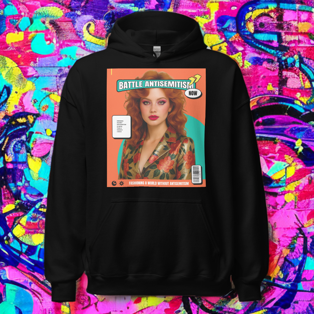 80's Fashion Trend | Battle Antisemitism | Unisex Hoodie Jouparty