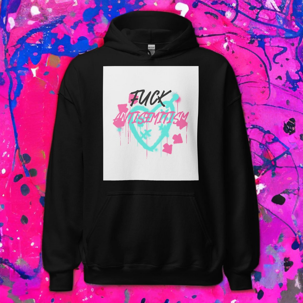 Fuck Antisemitism Graffiti | Unisex Hoodie Jouparty