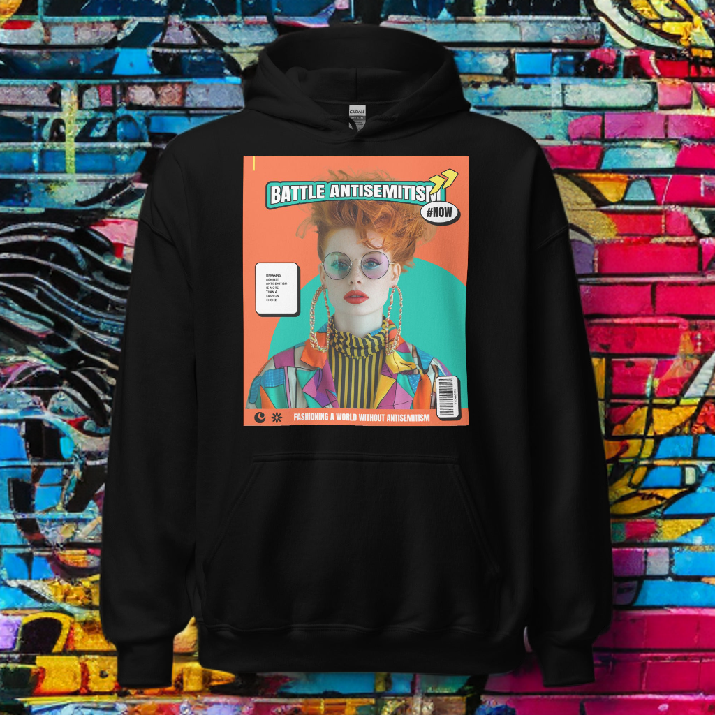 80's Fashion Trend | Battle Antisemitism | Unisex Hoodie Jouparty