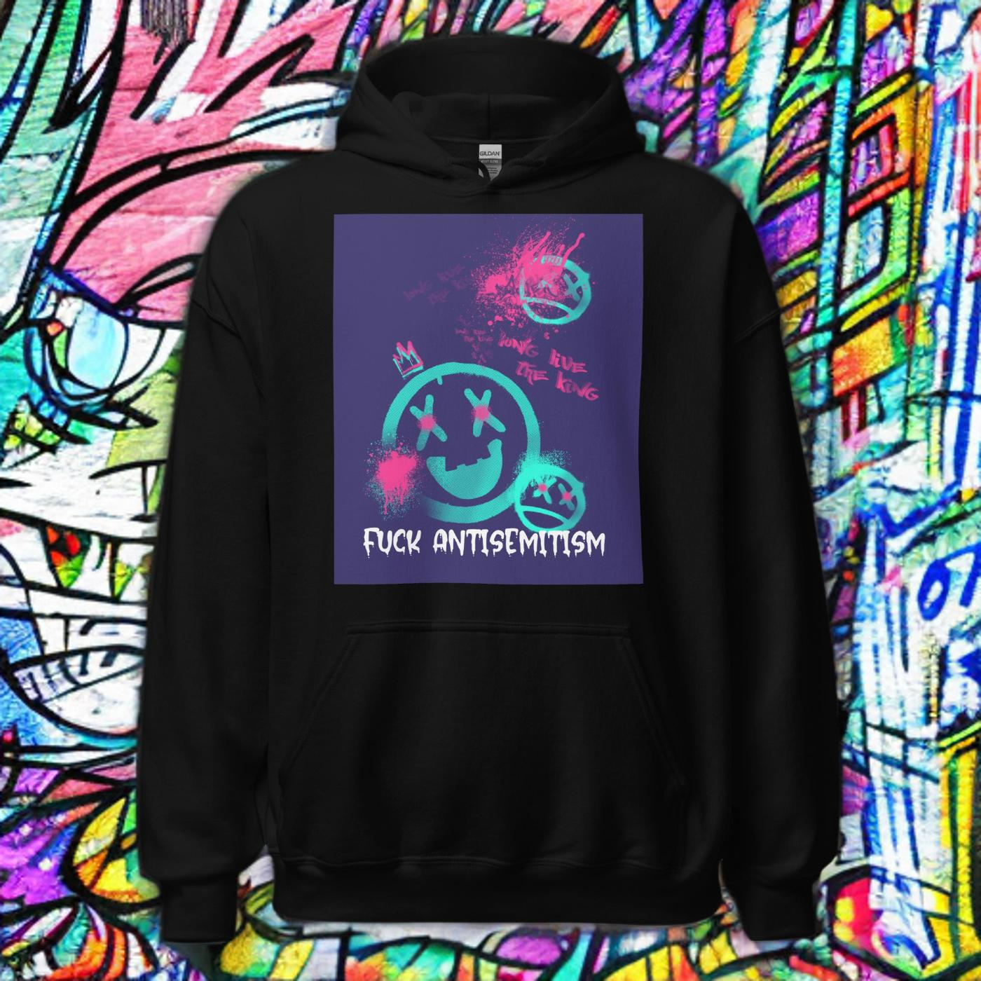 Fuck Antisemitism Graffiti | Unisex Hoodie Jouparty
