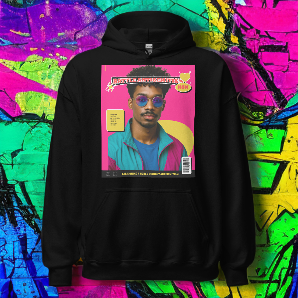 80's Fashion Trend | Battle Antisemitism | Unisex Hoodie Jouparty