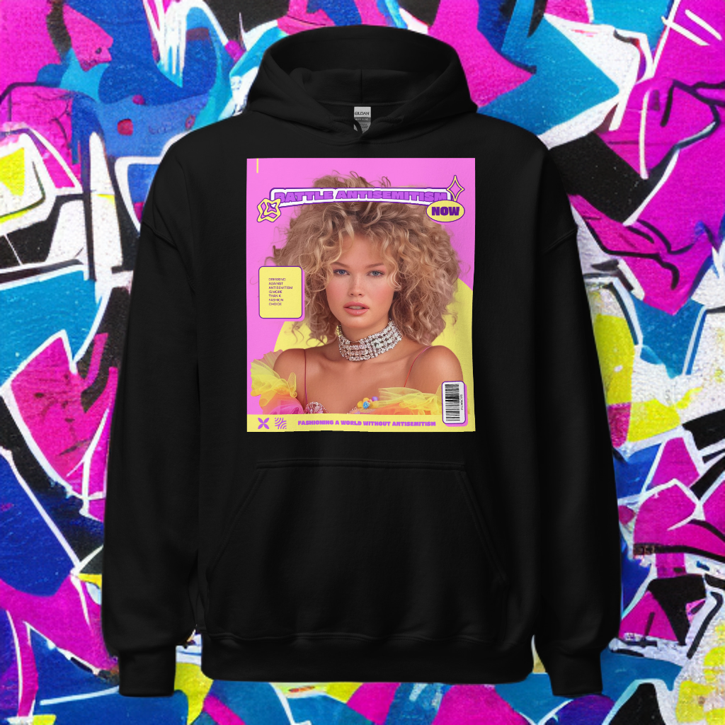 80's Fashion Trend | Battle Antisemitism | Unisex Hoodie Jouparty