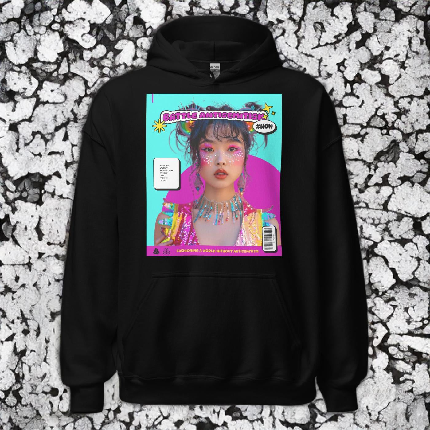 80's Fashion Trend | Battle Antisemitism | Unisex Hoodie Jouparty