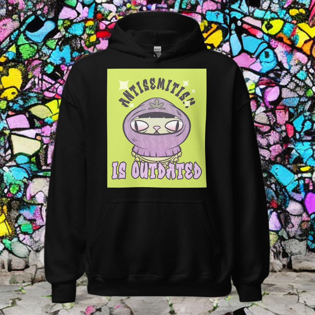 Cool Cat | Antisemitism Is Outdated | Unisex Hoodie Jouparty