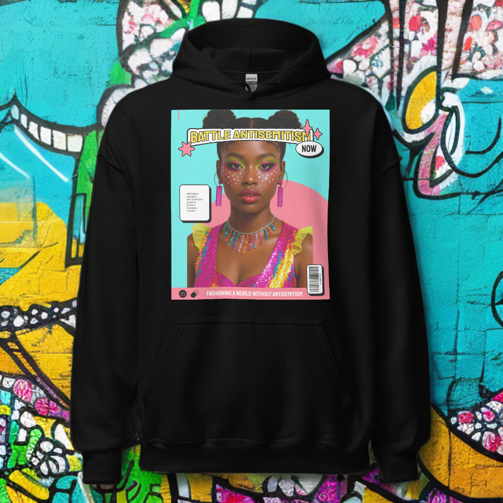 80's Fashion Trend | Battle Antisemitism | Unisex Hoodie Jouparty