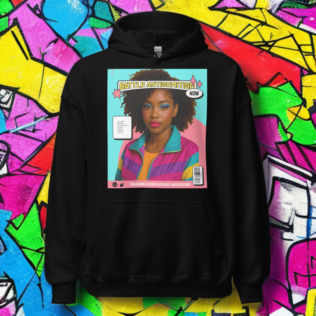 80's Fashion Trend | Battle Antisemitism | Unisex Hoodie Jouparty